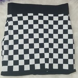 Forever 21 Checkered Skirt